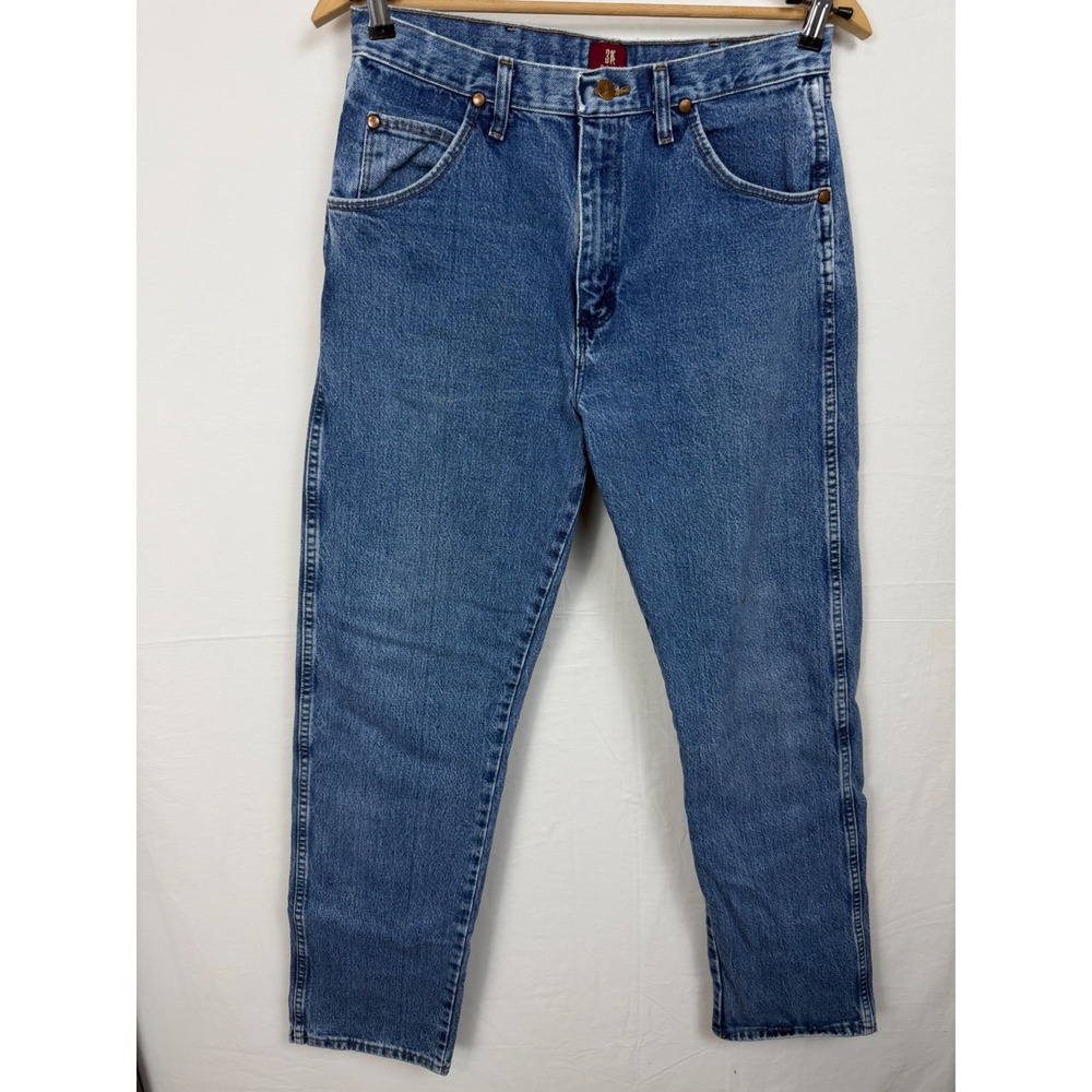 Wrangler Mens Cotton Relaxed Fit Jeans 32x34 Blue 31MWZGK Straight Leg Denim